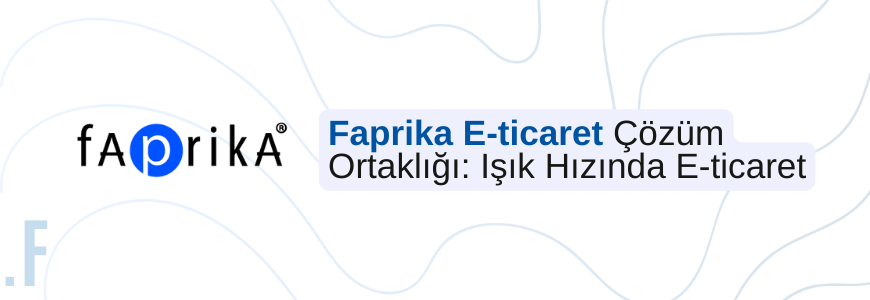 Faprika E-ticaret Altyapı ve Yönetim Desteği